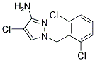 4-CHLORO-1-(2,6-DICHLORO-BENZYL)-1 H-PYRAZOL-3-YLAMINE 结构式