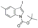 3-IODO-5-METHYLINDOLE, N-BOC PROTECTED 结构式