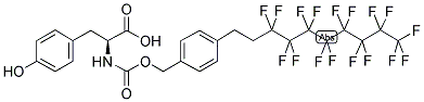 N-(F17 CBZ) L-TYROSINE 结构式