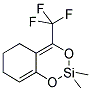 2,2-DIMETHYL-4-TRIFLUOROMETHYL-6,7-DIHYDRO-5H-BENZO[1,3,2]DIOXASILINE 结构式