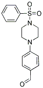 4-[4-(PHENYLSULFONYL)PIPERAZIN-1-YL]BENZALDEHYDE 结构式