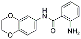 2-AMINO-N-(2,3-DIHYDRO-BENZO[1,4]DIOXIN-6-YL)-BENZAMIDE 结构式