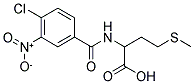 2-(4-CHLORO-3-NITRO-BENZOYLAMINO)-4-METHYLSULFANYL-BUTYRIC ACID 结构式