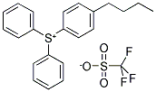 DIPHENYL(4-BUTYLPHENYL)SULFONIUM TRIFLATE 结构式