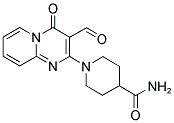 1-(3-FORMYL-4-OXO-4H-PYRIDO[1,2-A]PYRIMIDIN-2-YL)-PIPERIDINE-4-CARBOXYLIC ACID AMIDE 结构式