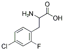 4-CHLORO-2-FLUORO-DL-PHENYLALANINE 结构式