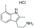 2-(7-IODO-2-METHYL-1H-INDOL-3-YL)ETHANAMINE HYDROCHLORIDE 结构式