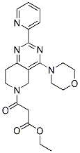 3-(4-MORPHOLIN-4-YL-2-PYRIDIN-2-YL-7,8-DIHYDRO-5H-PYRIDO[4,3-D]PYRIMIDIN-6-YL)-3-OXO-PROPIONIC ACID ETHYL ESTER 结构式