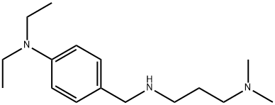 N-(4-DIETHYLAMINO-BENZYL)-N',N'-DIMETHYL-PROPANE-1,3-DIAMINE 结构式