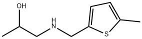 1-[(5-METHYL-THIOPHEN-2-YLMETHYL)-AMINO]-PROPAN-2-OL 结构式