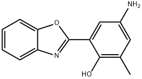 4-AMINO-2-BENZOOXAZOL-2-YL-6-METHYL-PHENOL 结构式