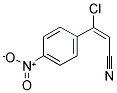 3-CHLORO-3-(4-NITROPHENYL)ACRYLONITRILE 结构式