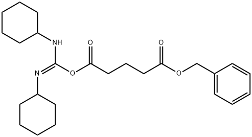 1-BENZYL-5-(DICYCLOHEXYLCARBODIIMIDO)GLUTARATE 结构式