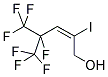 4,5,5,5-TETRAFLUORO-4-TRIFLUOROMETHYL-2-IODOPENT-2-ENE-1-OL 结构式