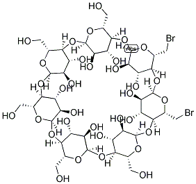 6ALPHA,6BETA-DIDEOXY-6ALPHA,6BETA-DIBROMO-BETA-CYCLODEXTRIN 结构式