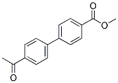 METHYL 4'-ACETYL[1,1'-BIPHENYL]-4-CARBOXYLATE 结构式