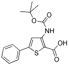 3-TERT-BUTOXYCARBONYLAMINO-5-PHENYLTHIOPHENE-2-CARBOXYLIC ACID 结构式