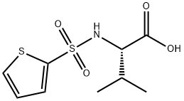 3-METHYL-2-(THIOPHENE-2-SULFONYLAMINO)-BUTYRIC ACID 结构式