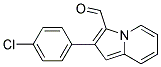 2-(4-CHLORO-PHENYL)-INDOLIZINE-3-CARBALDEHYDE 结构式