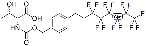 N-(F13 CBZ) D-THREONINE 结构式