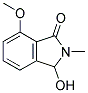 3-HYDROXY-7-METHOXY-2-METHYL-1-ISOINDOLINONE 结构式