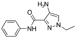 4-氨基-1-乙基-N-苯基-1H-吡唑-3-甲酰胺 结构式