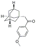 2-(1-ADAMANTYL)-1-(4-METHOXYPHENYL)ETHANONE 结构式