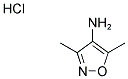3,5-二甲基-4-氨基异噁唑盐酸盐 结构式
