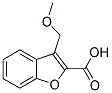 3-METHOXYMETHYL-BENZOFURAN-2-CARBOXYLIC ACID 结构式