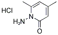 1-AMINO-4,6-DIMETHYL-1 H-PYRIDIN-2-ONE HYDROCHLORIDE 结构式