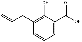 2-羟基-3-(丙-2-烯-1-基)苯甲酸 结构式