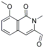 8-METHOXY-2-METHYL-1-OXO-1,2-DIHYDRO-3-ISOQUINOLINECARBALDEHYDE 结构式