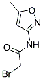 2-BROMO-N-(5-METHYL-ISOXAZOL-3-YL)-ACETAMIDE 结构式