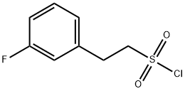 2-(3-氟苯基)-乙磺酰氯 结构式