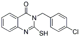 3-(4-CHLORO-BENZYL)-2-MERCAPTO-3H-QUINAZOLIN-4-ONE 结构式