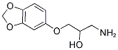 1-AMINO-3-(1,3-BENZODIOXOL-5-YLOXY)PROPAN-2-OL 结构式