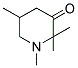 1,2,2,5-TETRAMETHYLTETRAHYDRO-3(2H)-PYRIDINONE 结构式