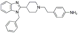 4-(2-[4-(1-BENZYL-1H-BENZOIMIDAZOL-2-YL)-PIPERIDIN-1-YL]-ETHYL)-PHENYLAMINE 结构式