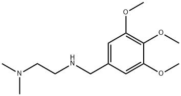 N,N-DIMETHYL-N'-(3,4,5-TRIMETHOXY-BENZYL)-ETHANE-1,2-DIAMINE 结构式