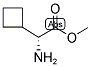 (R)-AMINO-CYCLOBUTYL-ACETIC ACID METHYL ESTER 结构式