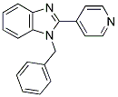 1-BENZYL-2-PYRIDIN-4-YL-1H-BENZOIMIDAZOLE 结构式