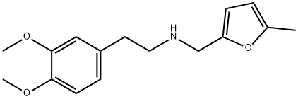 2-(3,4-二甲氧基苯基)-N-((5-甲基呋喃-2-基)甲基)乙-1-胺 结构式