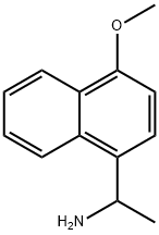 1-(4-METHOXY-NAPHTHALEN-1-YL)-ETHYLAMINE 结构式