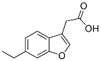 (6-ETHYL-BENZOFURAN-3-YL)-ACETIC ACID 结构式