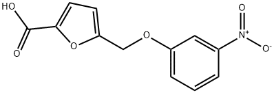 5-[(3-硝基苯氧基)甲基]呋喃-2-羧酸 结构式