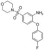 2-(4-FLUOROPHENOXY)-5-(MORPHOLIN-4-YLSULFONYL)ANILINE 结构式