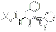 BOC-L-PHENYLALANINE 3-THIOINDOXYL ESTER 结构式