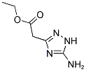 ETHYL (5-AMINO-1H-1,2,4-TRIAZOL-3-YL)ACETATE 结构式