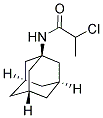 N-1-ADAMANTYL-2-CHLOROPROPANAMIDE 结构式