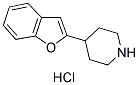 4-(2-Benzo[b]furyl) piperidine hydrochloride 结构式